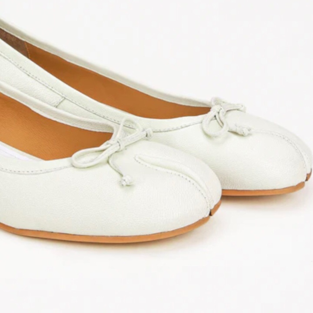 low heel tabi ballerina shoes